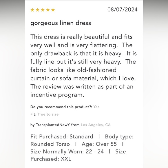 Anthropologie NWT BHLDN Sadie V-Neck Fit & Flare Linen Midi Dress size S - Picture 6 of 10